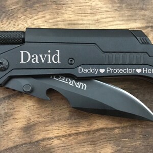 Fathers Day Gifts For Dad Pocket Knife Dads Fathers Day Gift Daddy Gift Birthday Gift Gift for Husband Gifts For Him Engraved Knife image 7