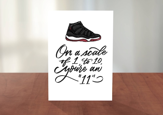 Jordan 11 Black And Red Hand Lettered And Illustrated Valentine S Day Card For Husband Wife Boyfriend Girlfriend Couples Kanye Jordan 11 Black And Red Hand Lettered And Illustrated Valentine S Day Card For Husband Wife Boyfriend Girlfriend Couples Kanye