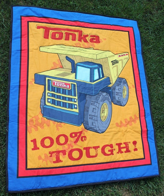 Tonka Truck Baby Toddler Blanket Trucks Crib Baby Etsy