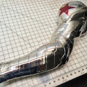 Captain America Winter Soldier Bionic / Cybernetic Robot Arm Cosplay Costume Prop (Resin Kit) - MULTIPLE SIZES -