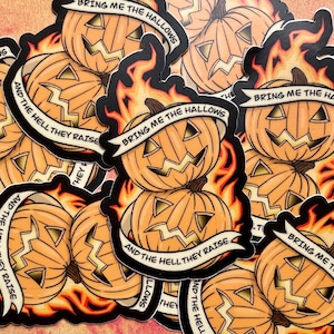 LUDO Rock Band Scare Me Halloween Pumpkin Vinyl Sticker