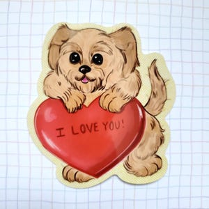 Vintage Valentine, Cachorro Vintage Valentine, Vintage Valentine Poodle, Vintage Valentine Doodle, Poodle Valentine, Goldendoodle Valentine, Cachorro