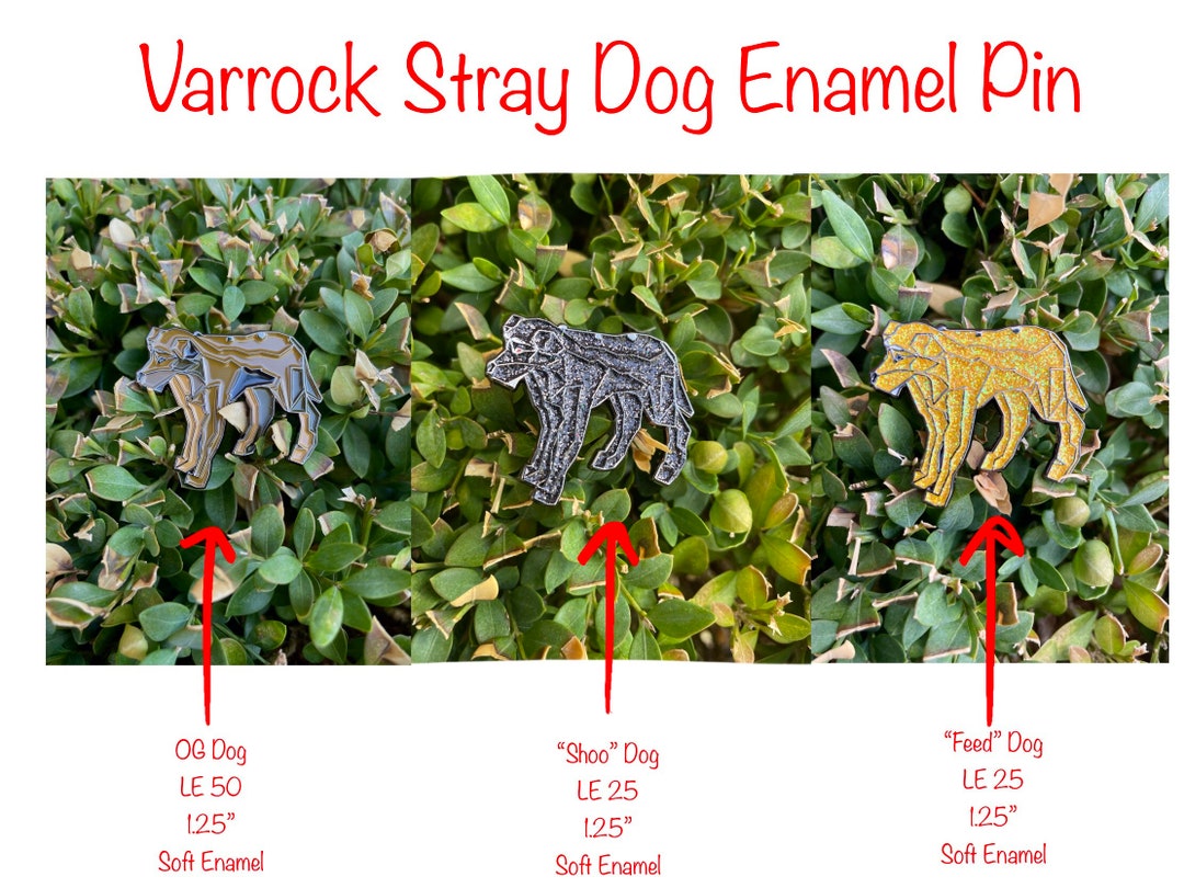 Varrock Stray Dog OSRS Enamel Pin 1.5 Inches LE Etsy