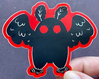Point Pleasant, Mothman Sticker, Mothman Sticker, Cryptid Sticker, Point Pleasant, Mothman Shirt, Mothman Pin