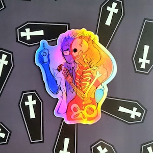 Broken Bride Sticker, LUDO Sticker, Ludo Band, Skull Sticker, Skulls Sticker, Ludo Rock, Ludo Band, Ludo Sticker, Corpse Bride Sticker