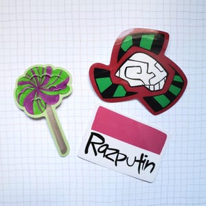 Psychonauts Stickers, Psychonauts Game, Psychonauts Raz, Psychonauts 2, Psychonauts Sticker, Psychonauts, Raz Cosplay, Raz Sticker, stickers