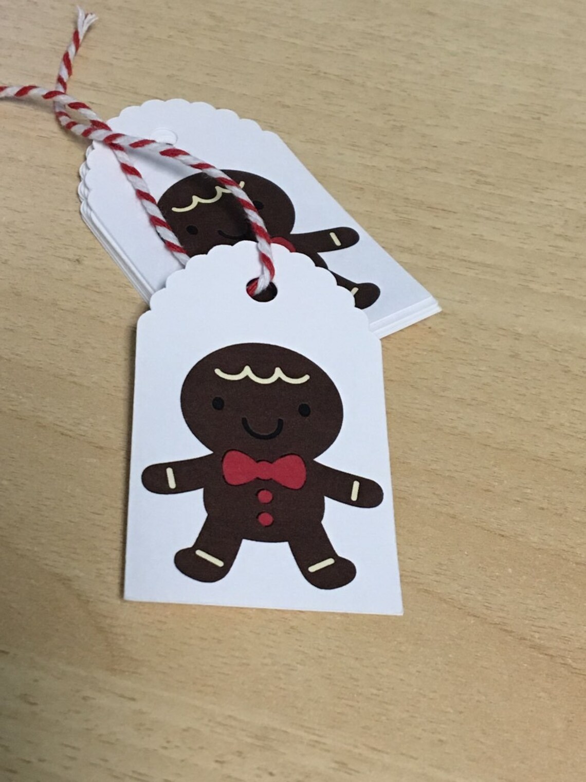 Set of 12 Christmas Tags | Etsy