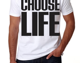 CHOOSE LIFE, George Michael replica t-shirt retro '80