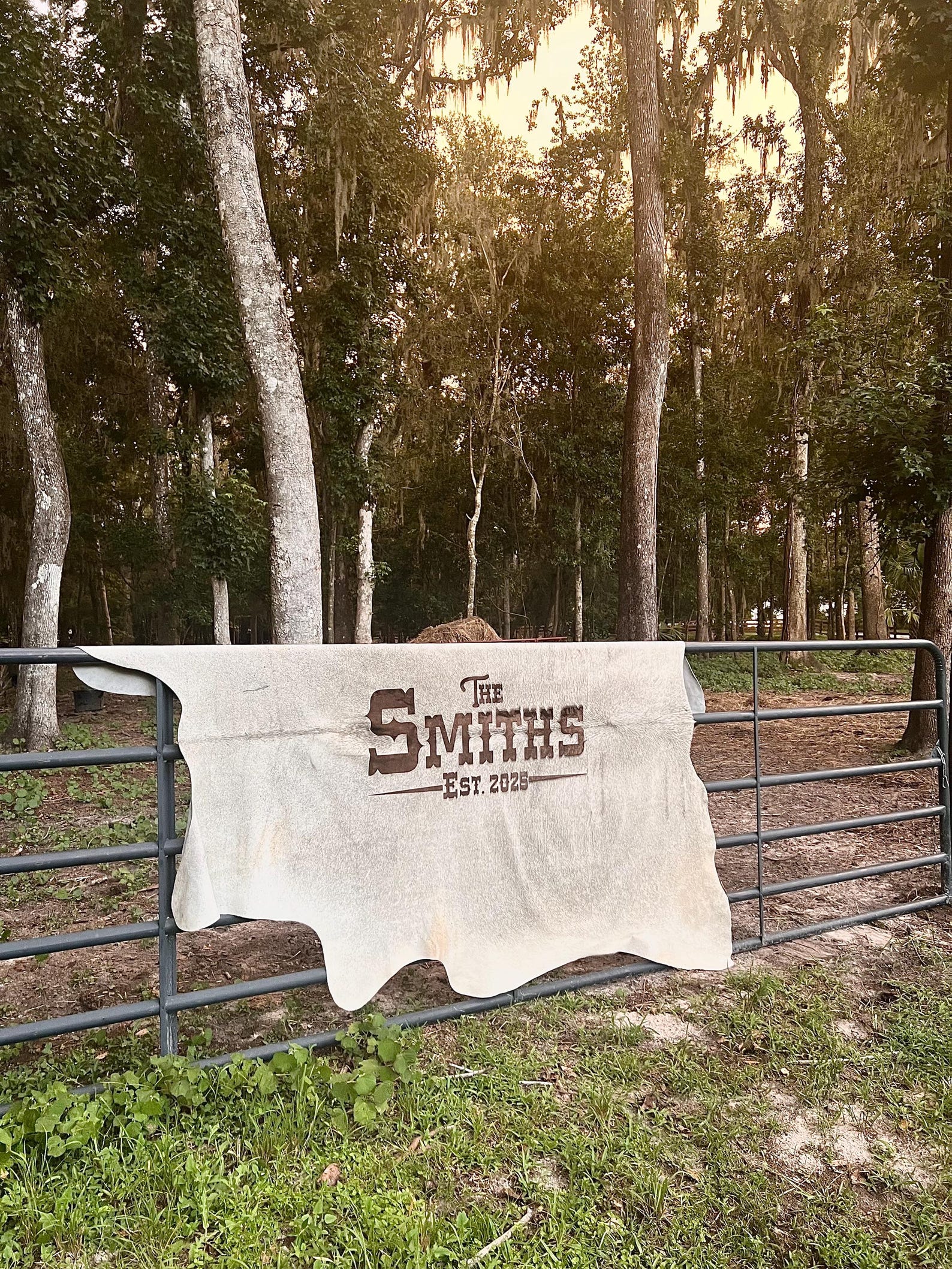 Branded Cattle Rug Engraved Cowhide Rug: Personalized Wedding Decor, Branded Logo, Branded ...