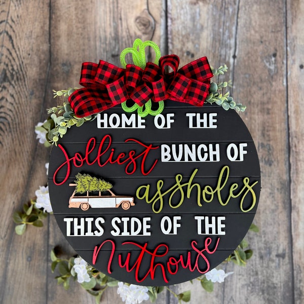 Home of the Jolliest Bunch of Assholes Svg  Etsy UK