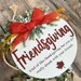 3D Friendsgiving Door Hanger Thanksgiving Friendsgiving - Etsy