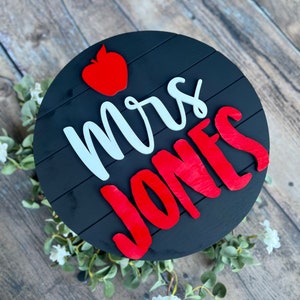 Teacher Door | Teacher Door Sign | Teacher Name | Classroom Sign | Teacher Gift | Teacher Appreciation | Welcome To Our Classroom |Classroom