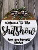 Fast Shipping!!! 3D Sign- Welcome To The Shitshow Hope You Brought Alcohol, Door Hanger, Funny Housewarming Gift, Home Decor Funny, 2022 