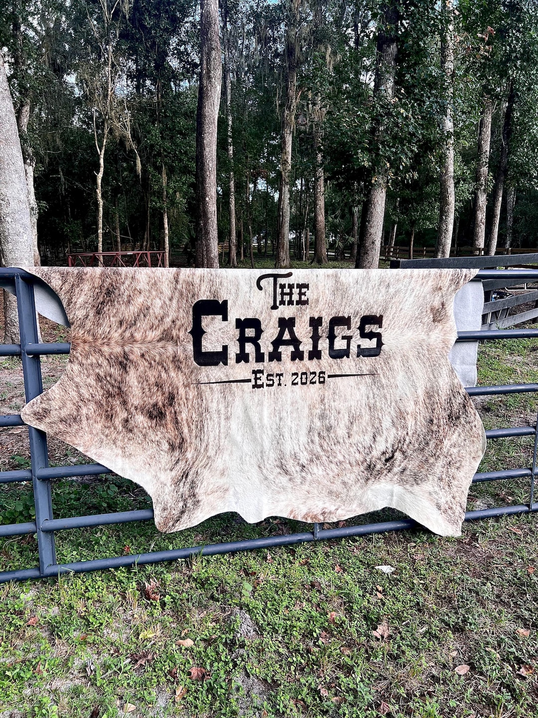 Engraved Rugs Engraved Cowhide Rug: Personalized Wedding Decor, Branded Logo, Branded ...