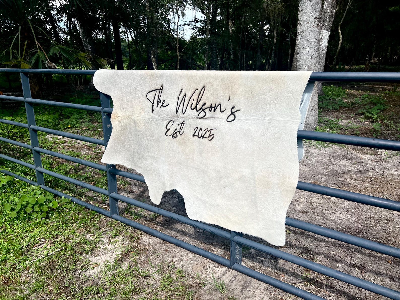 Engraved Rugs Engraved Cowhide Rug: Personalized Wedding Decor, Branded Logo, Branded ...