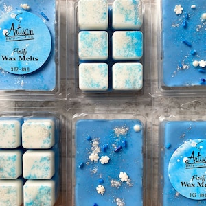 Frosty Wax Melts | Sweet Peppermint and Vanilla | Christmas Holiday Scent