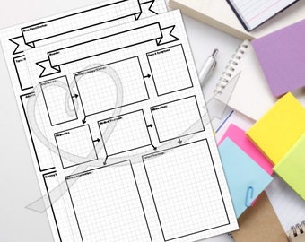 MedSurg and Pharmacology Note Template Grid Bundle (iPad Pro Friendly)