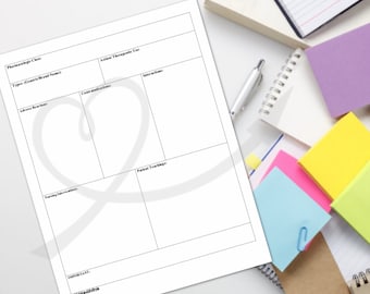 Pharmacology Note Template (iPad Pro Friendly)