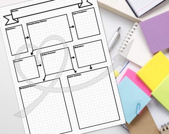 MedSurg Note Template Grid (iPad Pro Friendly)