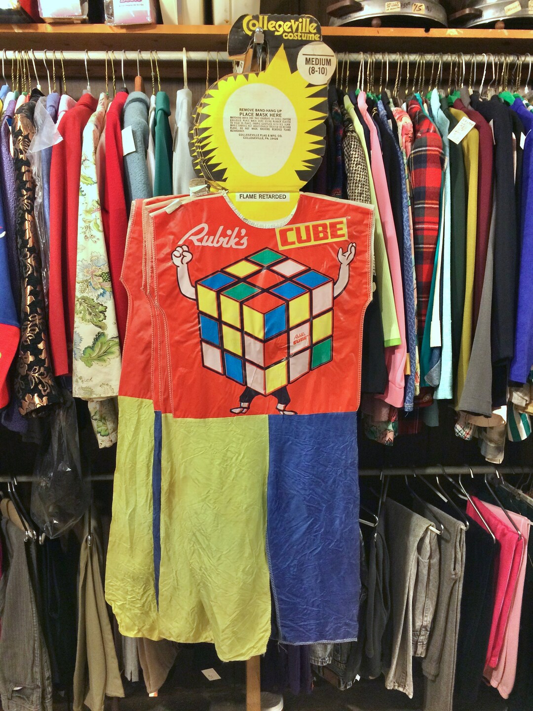 Vintage Rubik's Cube Costume by Collegeville Costumes - Etsy