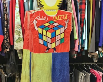 Vintage Rubik&#39;s Cube Costume by Collegeville Costumes