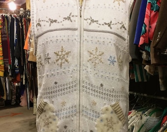 Winter Themed Sweater Vest by Erika