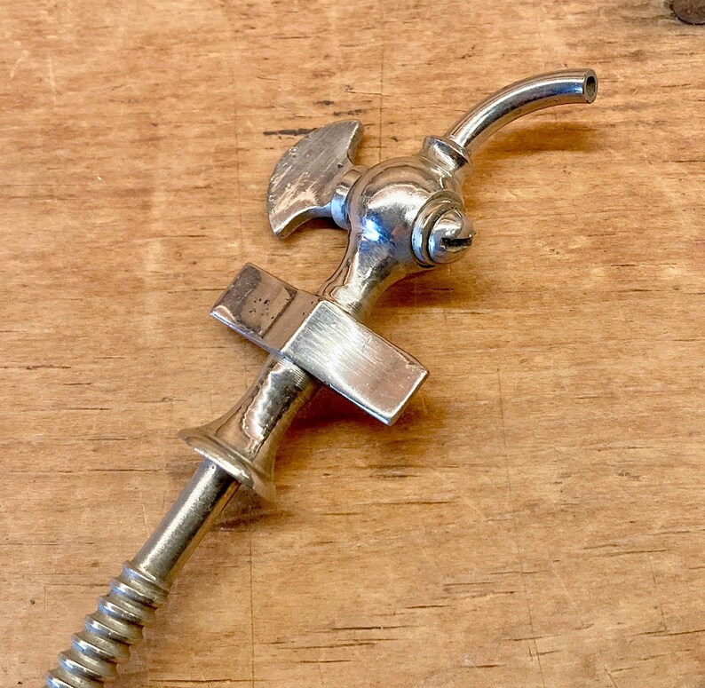 Rare, Vintage Archimedean and Worm Screw Spout Style Champagne Tap In Excellent Conditon Fun at Parties image 6