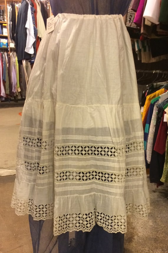 Vintage 1880s Victorian Skirt/Petticoat