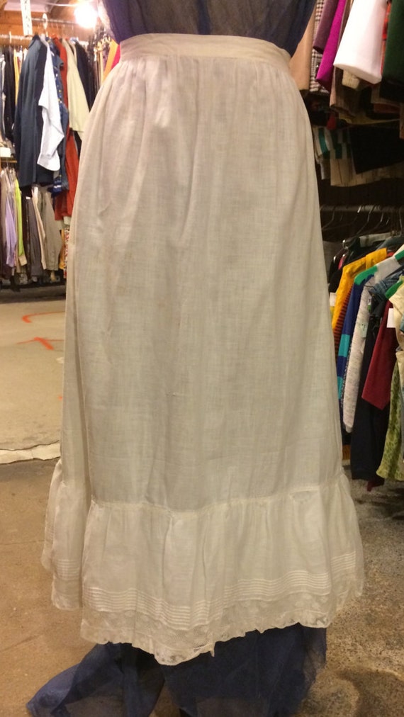 Handmade Antique Authentic Edwardian Skirt/Pettico