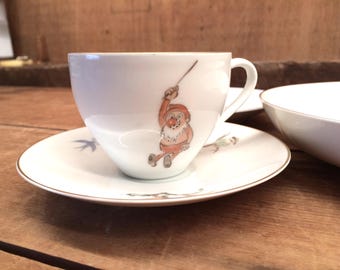Arsberg - Gnome Teacup & Forest Creature Saucer