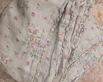 Very rare Rachel ashwell linen queen duvet shabby chic