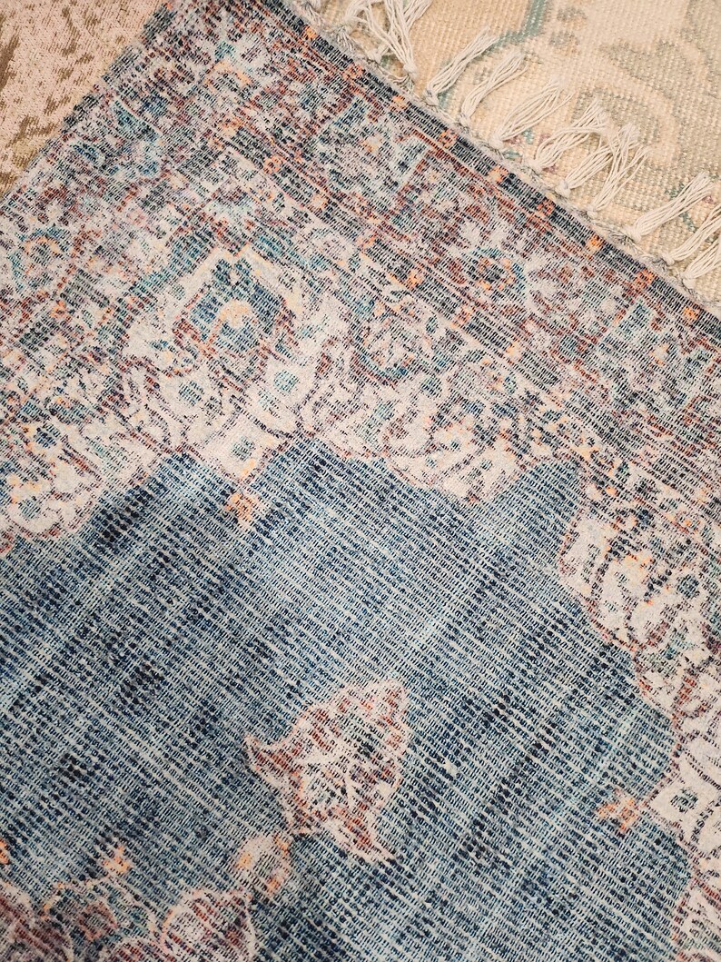 Shabby Chic Multi Color Rug Rachel Ashwell Farmhouse Cottage Etsy