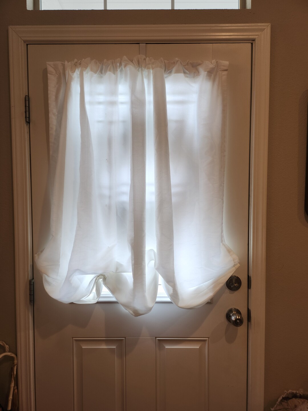 Rare Simple Shabby Chic White Balloon Shade Rachel Ashwell Etsy