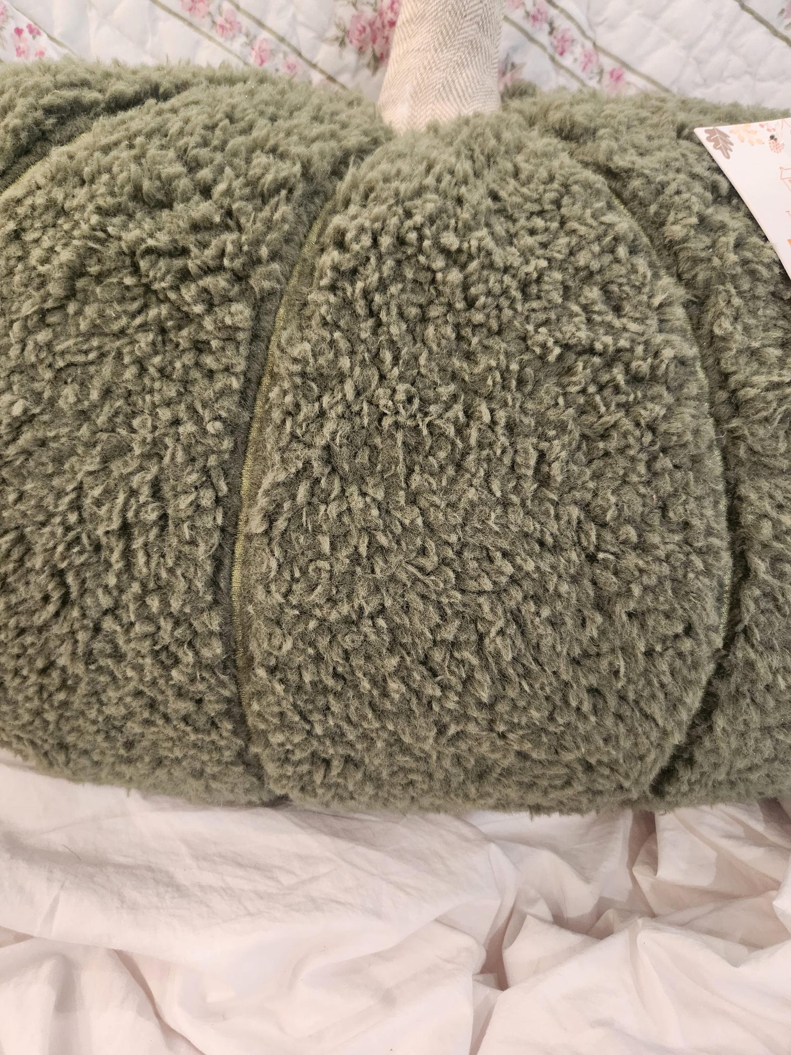 New Green Rachel Ashwell Holiday Pillow Pumpkin Fall Halloween ...