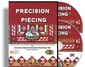 Quilting with Precision Piecing: Perfect Gift for Mothers, Gift for Quilters, beginners, for Her & for Women -  Patchwork DVD-Lesson 5 of 7