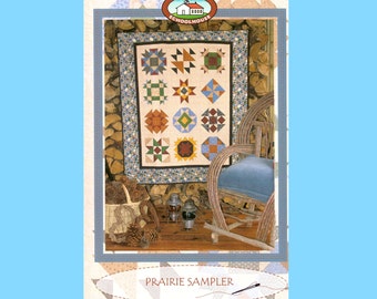 Quiltpatroon Prairie Sampler: kleurrijke quiltblokken: een geweldige samplerquilt! Patchwork-schoolgebouw pdf-download