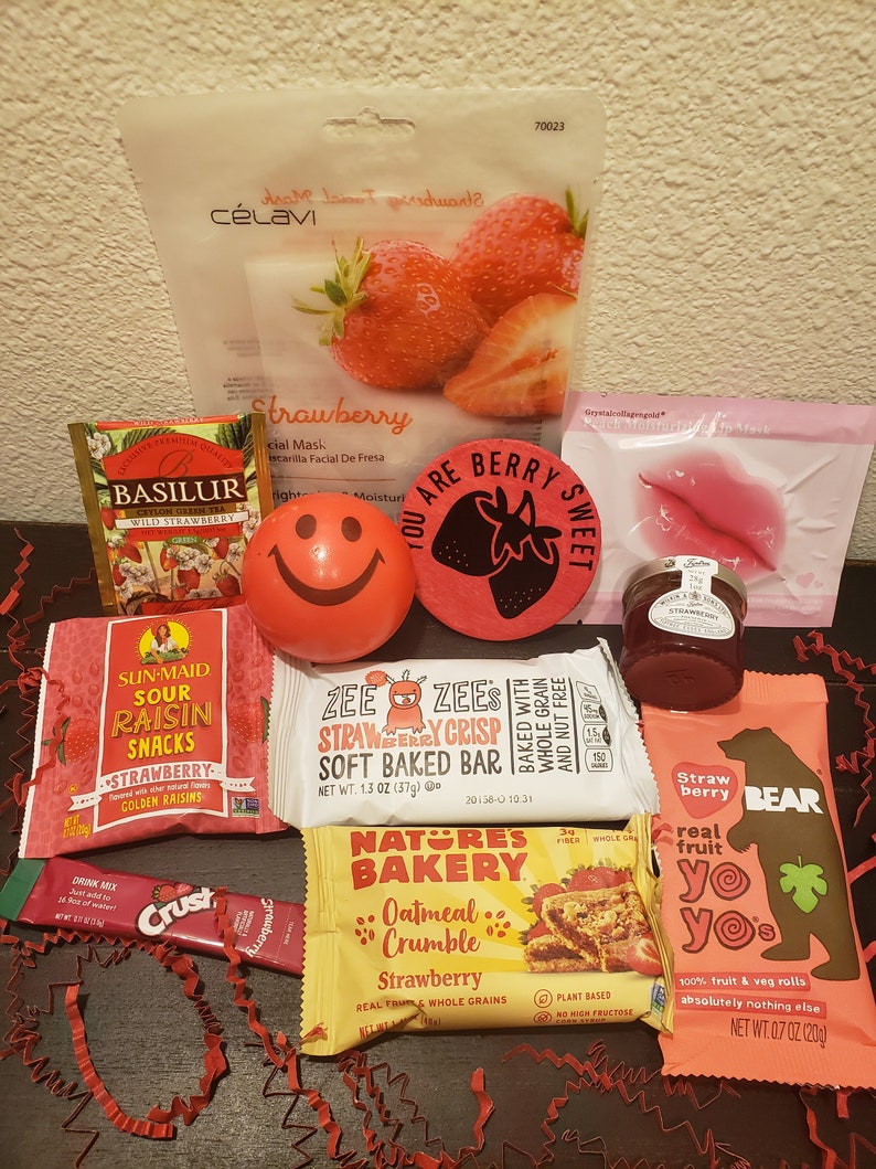 Berry Special Friend Gift Box Strawberry Theme Care Package