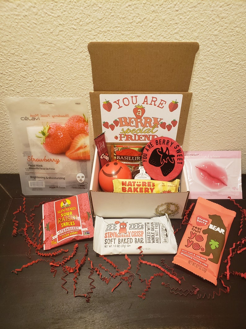 Berry Special Friend Gift Box Strawberry Theme Care Package