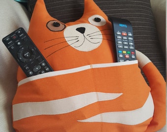 Kitty the TV remote holder