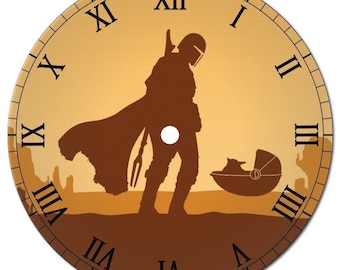 Mandalorian Clock