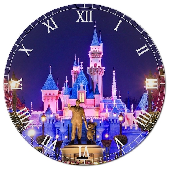 Disney Castle Clock Etsy