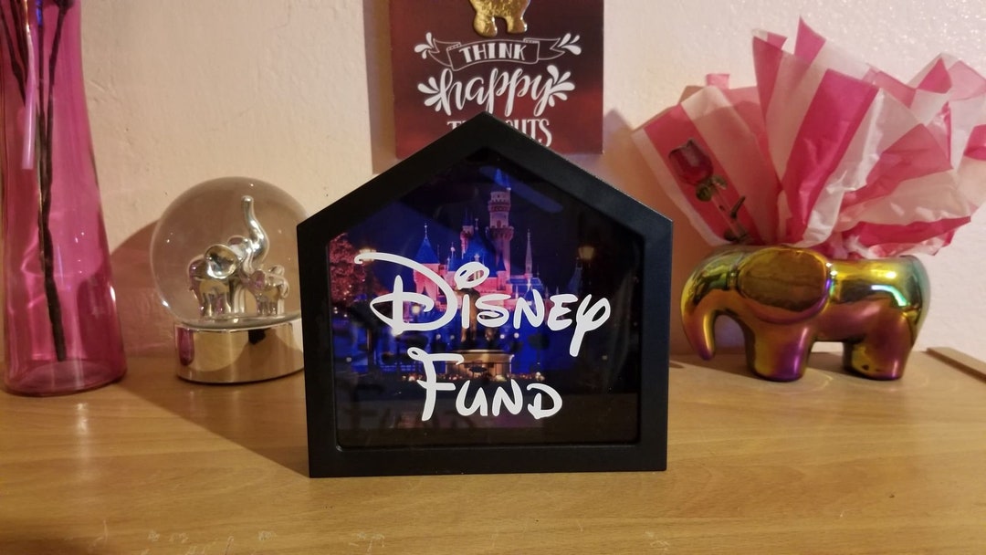 Disney Fund Shadow Box Bank Etsy