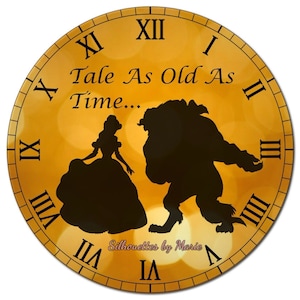 Tale As Old As Time Clock