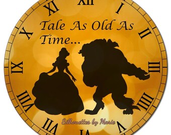 Tale As Old As Time Clock