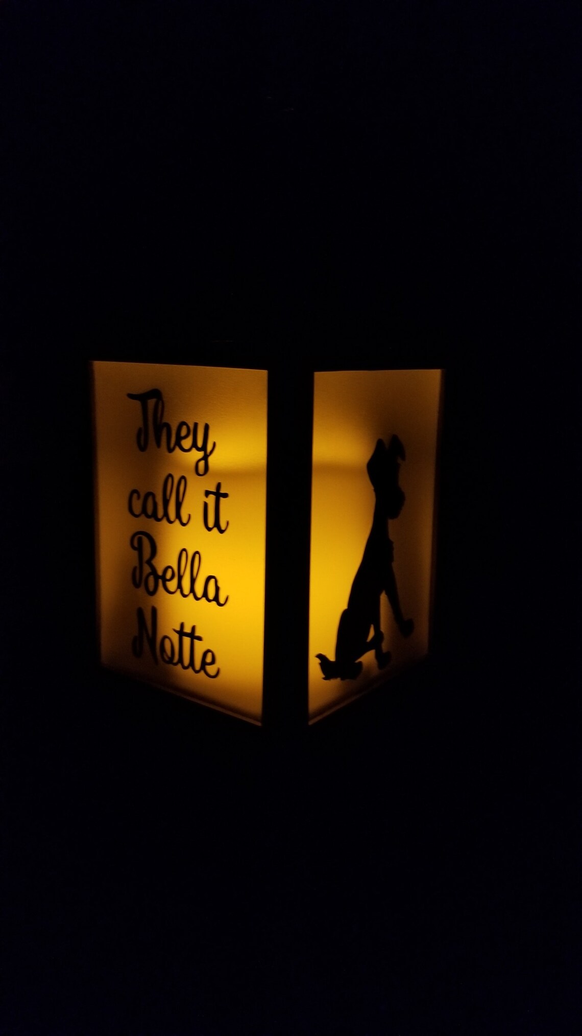 Lady and the Tramp Lantern - Etsy