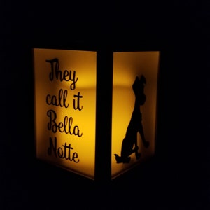 Lady and the Tramp Lantern - Etsy