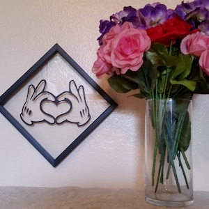 Mickey Mouse Hands Floating Frame