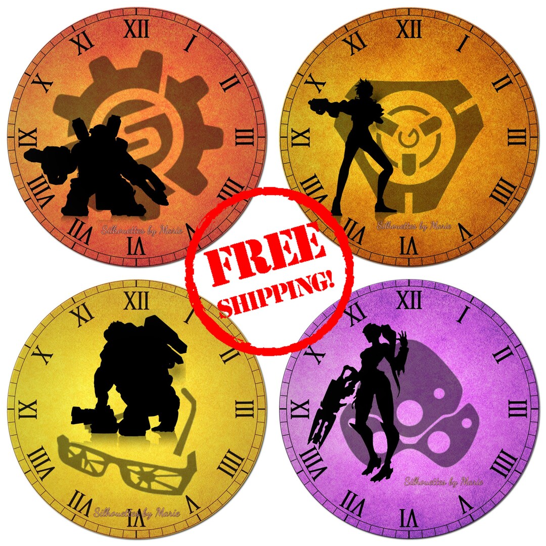 Overwatch Character Clock - Etsy