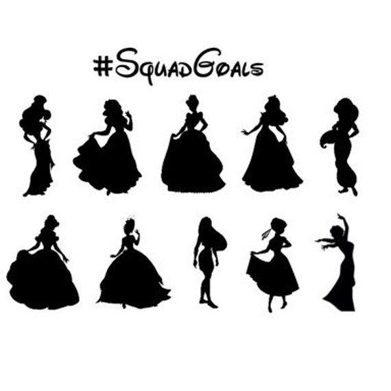 Download Free Princess Squad Goals Decals Etsy SVG Cut Files
