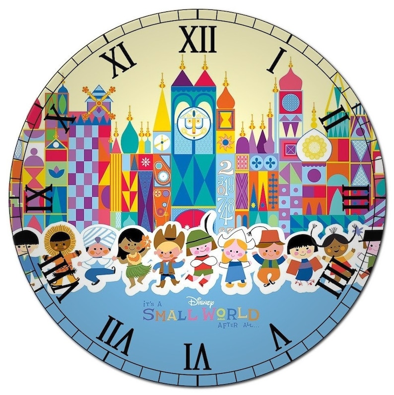 Small World Clock Etsy